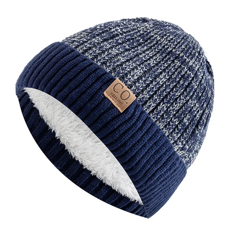 New Unisex Two-Tone Winter Hats: