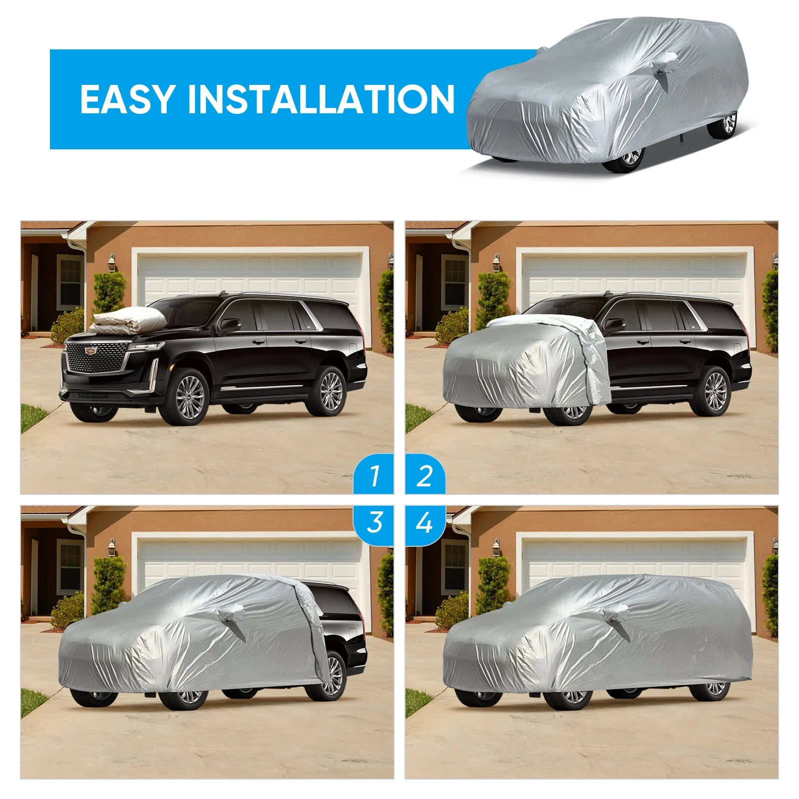 Universal Full Car Cover – All-Weather Protection
