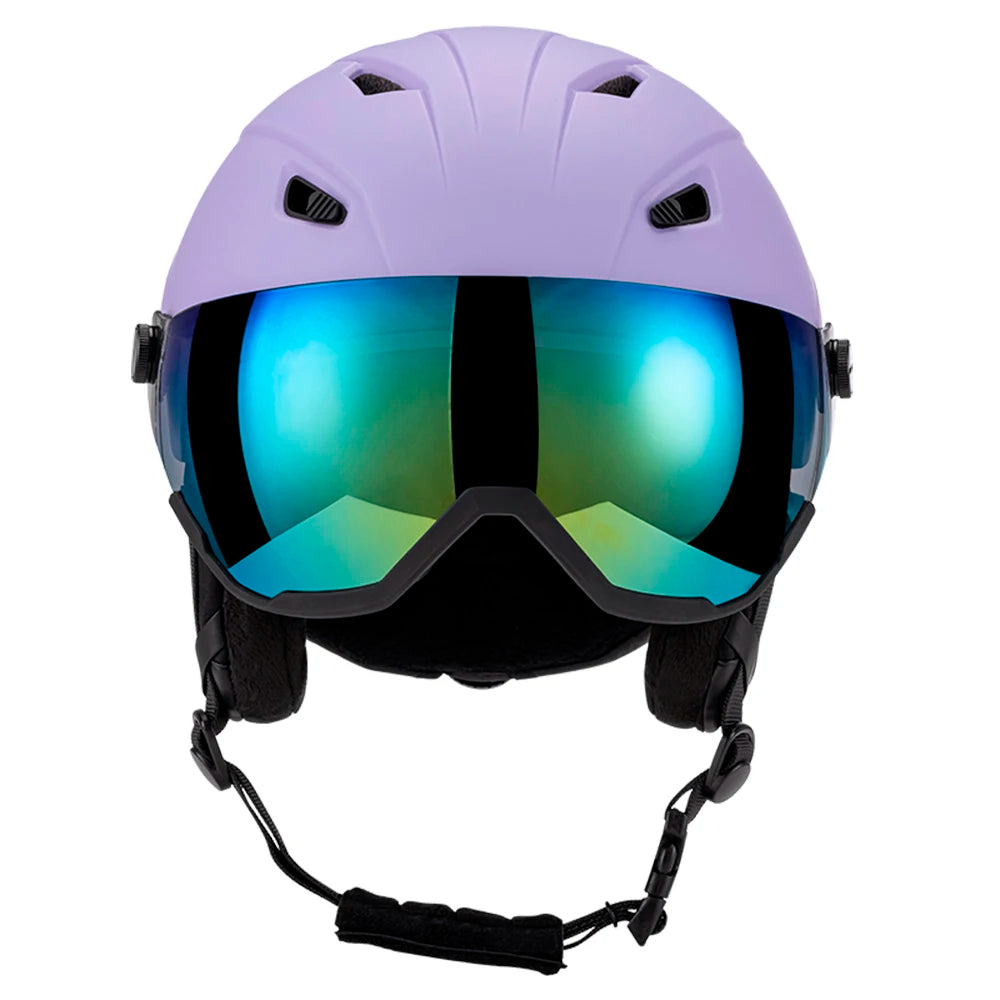 LIXADA Integrated Ski Helmet with Removable Visor Goggles – Men and Women’s Snowboard Helmet