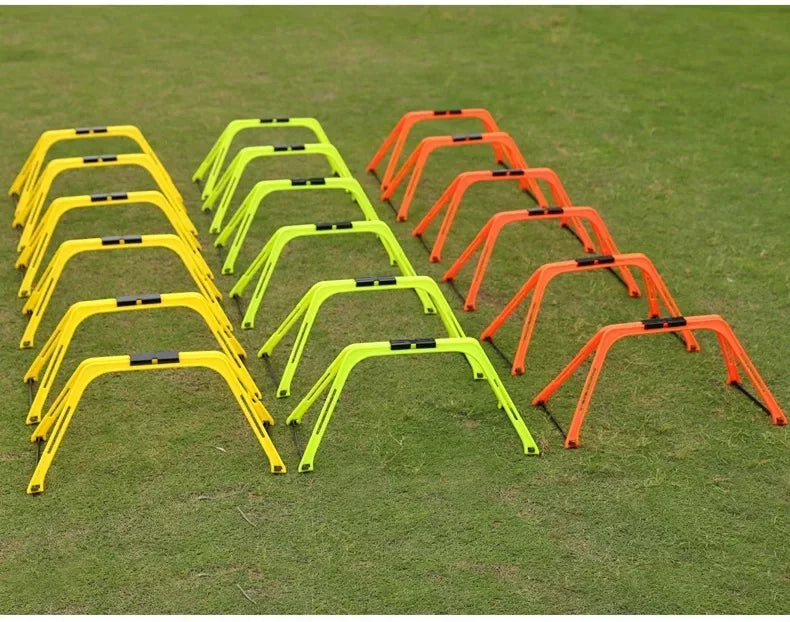 6Pcs Agility Hurdles Set – Football & Soccer Footwork Training Rings