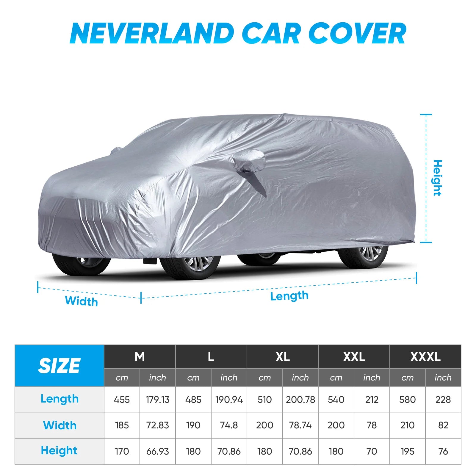 Universal Full Car Cover – All-Weather Protection
