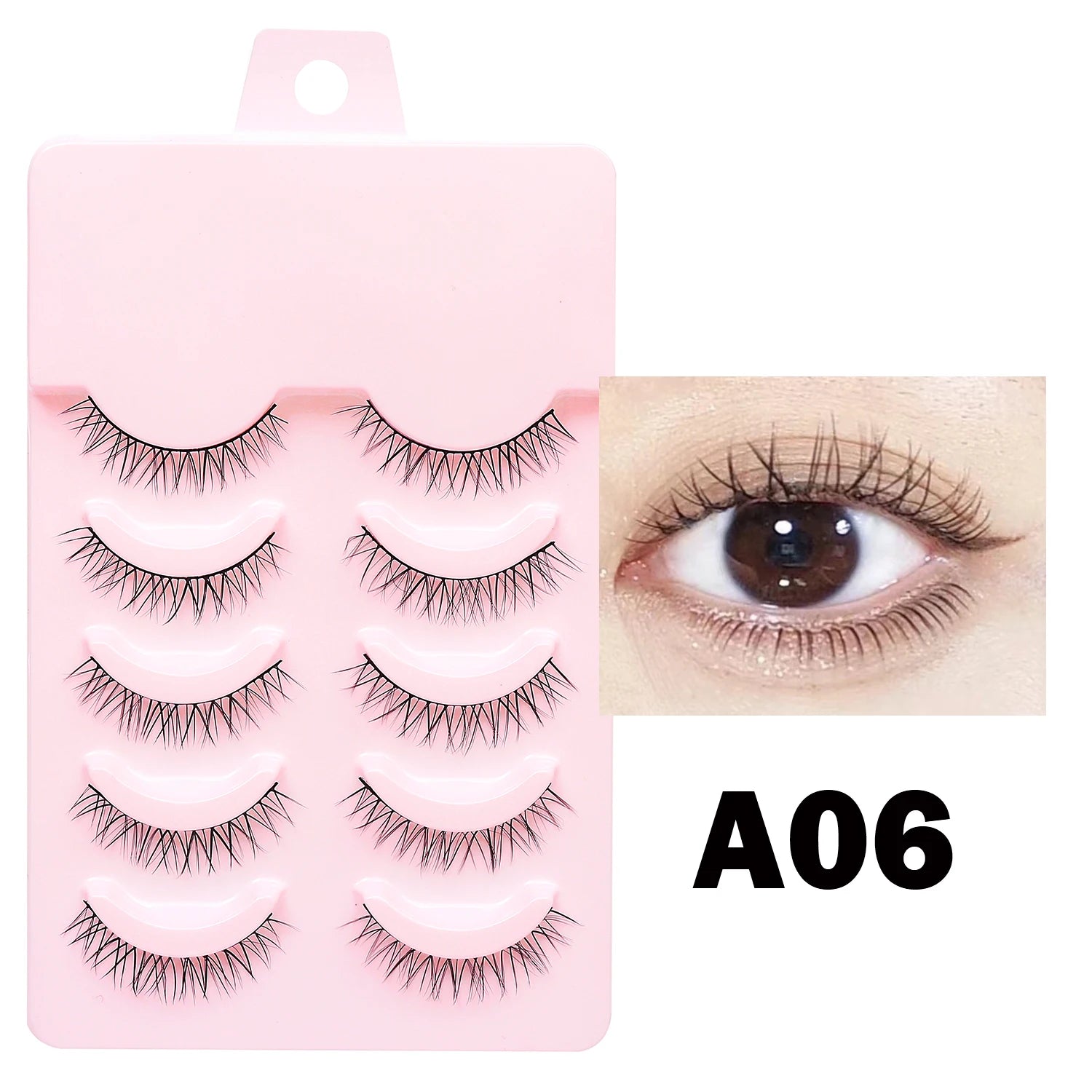 New Manga Lashes - Soft Natural Thick False Eyelashes