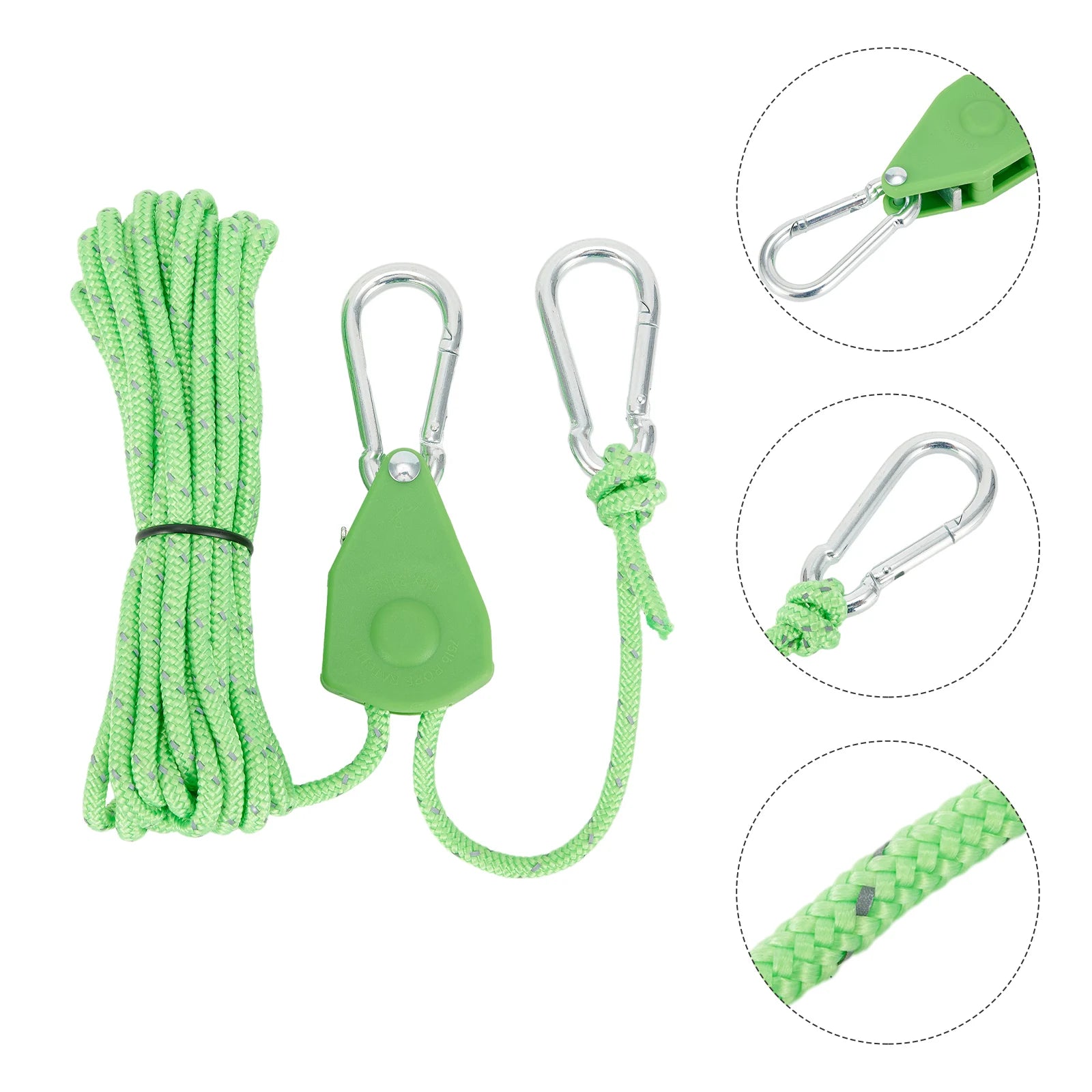 1pc 4M Camping Rope – Quick Setup Adjustable Guy Lines for Tent & Outdoor Gear