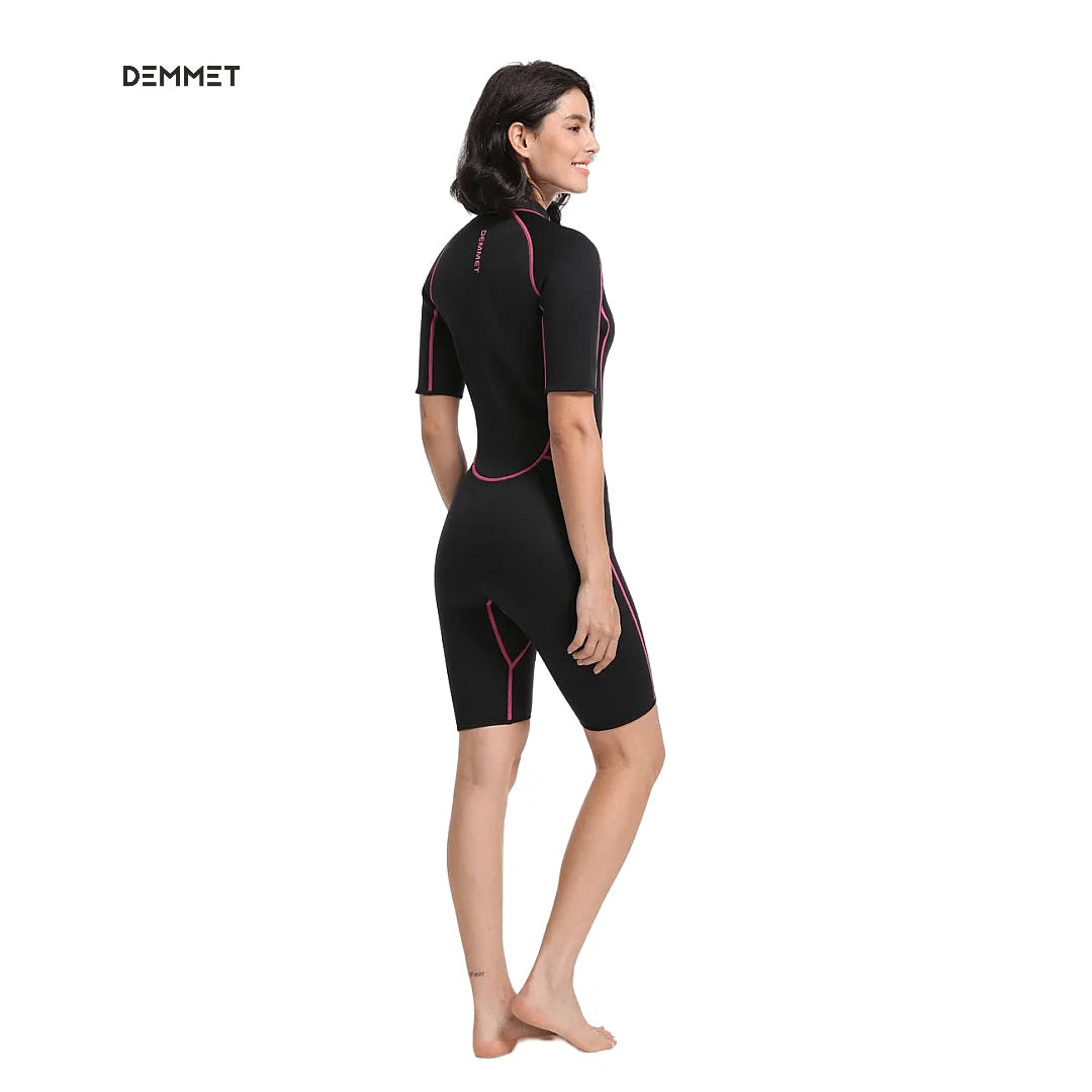 DEMMET 1.5mm Short Sleeve Neoprene Wetsuit for Men & Women