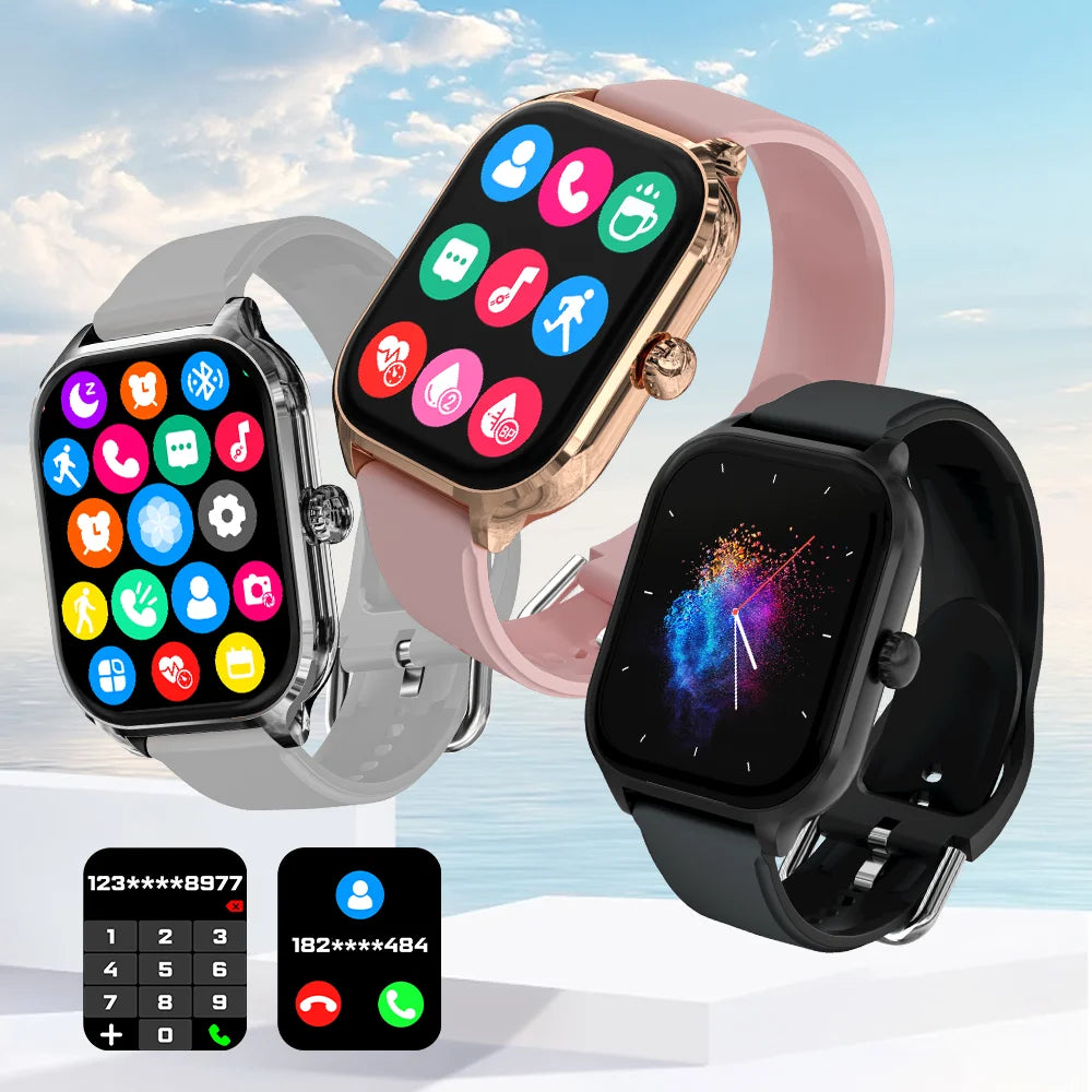 LAXASFIT H9 Smartwatch – Bluetooth Call, Health & Fitness Tracker