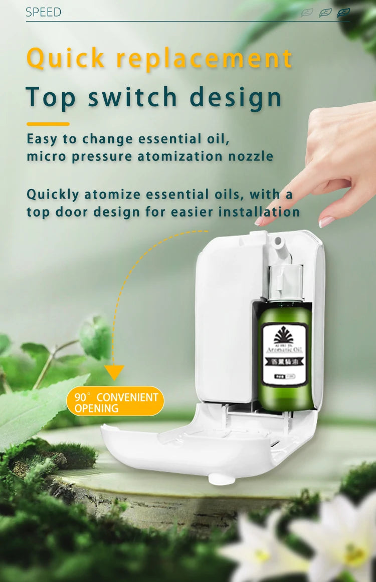 140ML Wall-Mounted Aroma Diffuser with Bluetooth Control