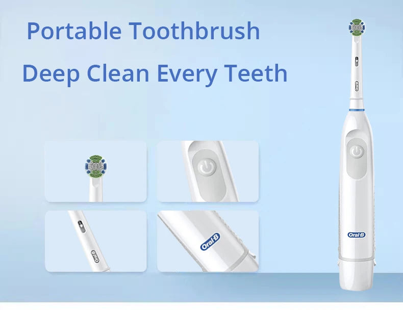 Oral B Electric Toothbrush 5010 Brush for Adult Rotation Precision Clean Teeth Soft Bristle Gum Care Teeth Brush With Refills