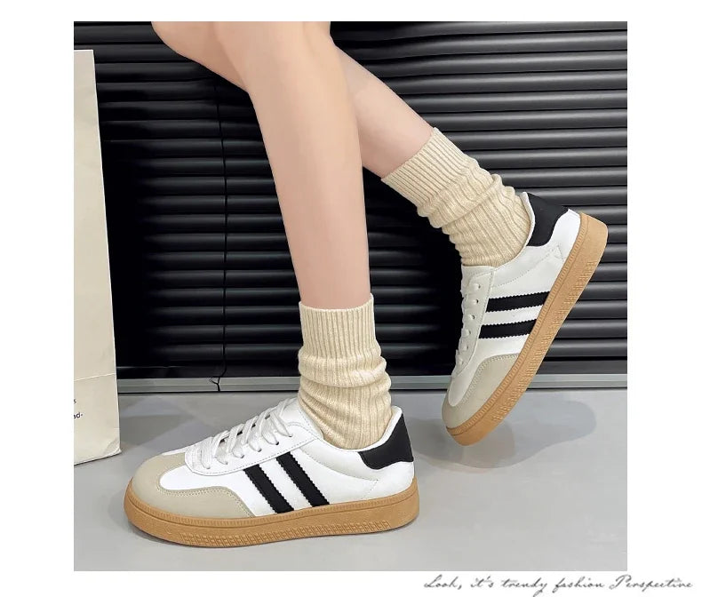 Women's Trendy Platform Sneakers – Casual Comfort