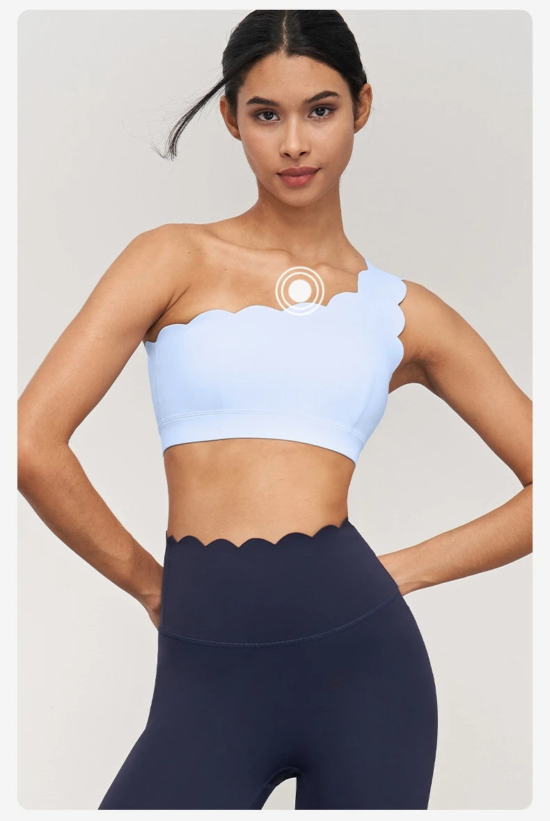Women's Seamless Lycra Workout Set – Sports Bra, Leggings & Skirt