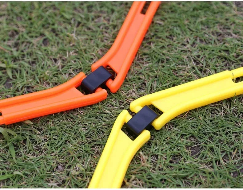 6Pcs Agility Hurdles Set – Football & Soccer Footwork Training Rings