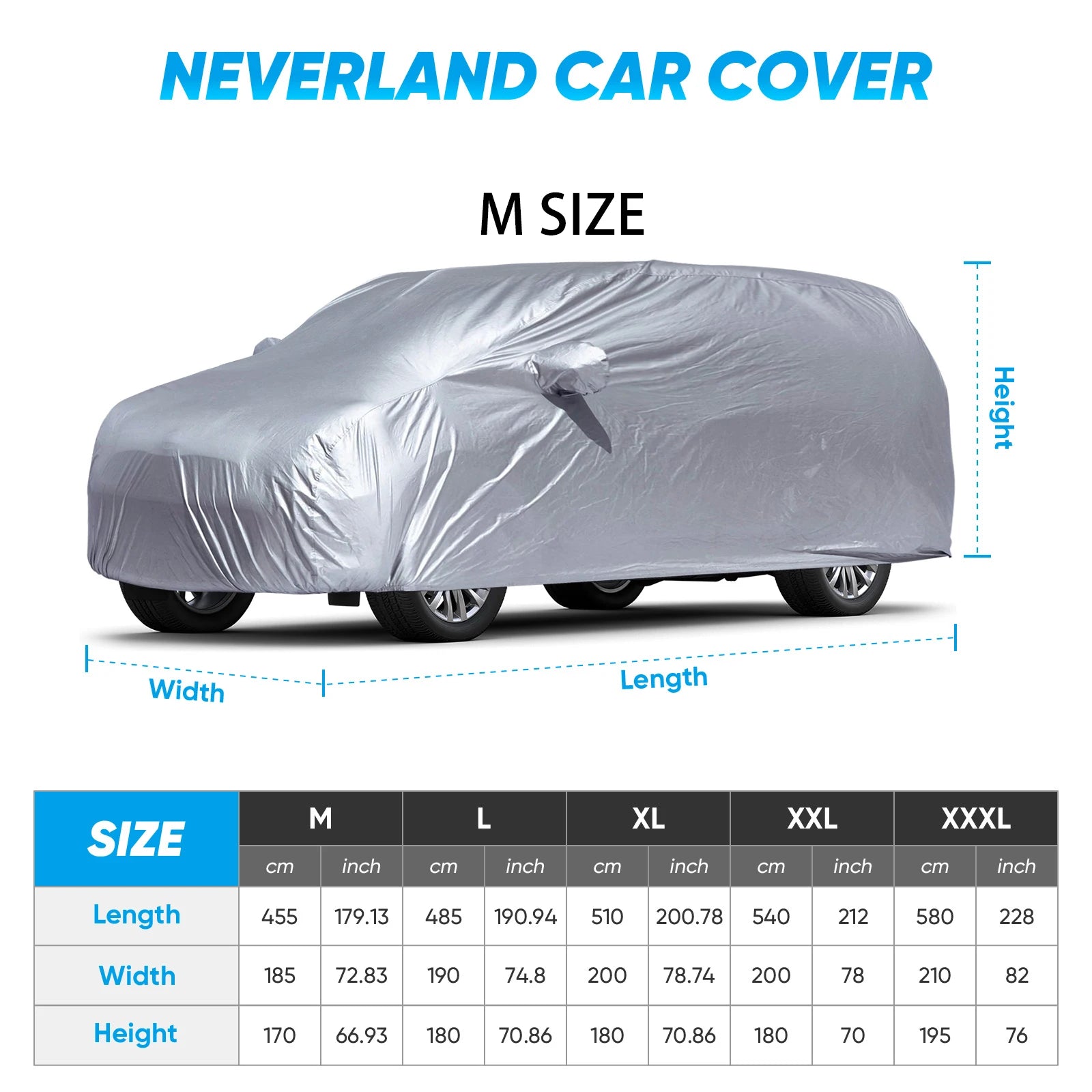 Universal Full Car Cover – All-Weather Protection