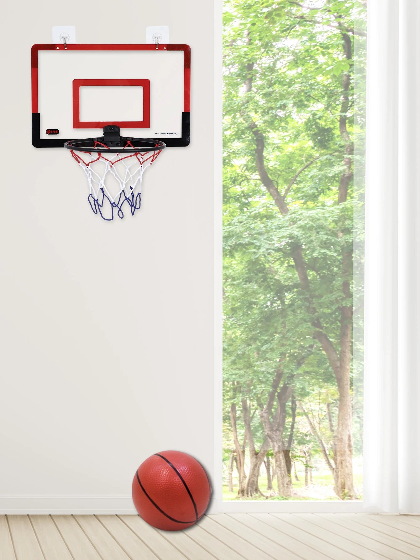 1Set Indoor Basketball Hoop – Safe & Fun Game for Kids' Home Exercise