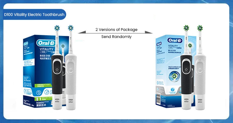 Oral-B D100 Electric Toothbrush – Vitality Cleaning