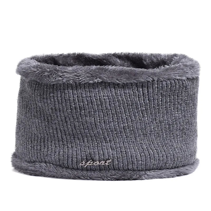 Men's Winter Knitted Hat with Ear Protection: