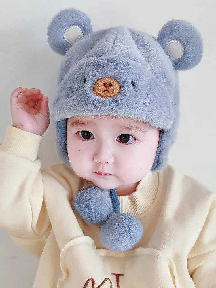 Cute Winter Warm Kids Hats: