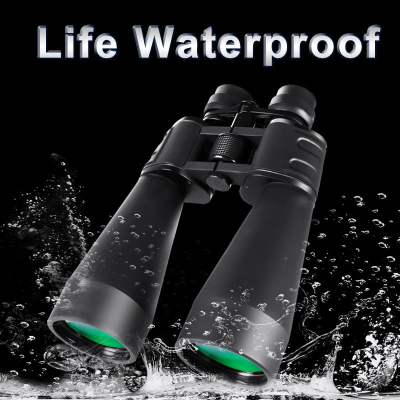 10-380x100 Zoom HD Monocular – Long Range BAK4 Telescope for Hunting & Travel