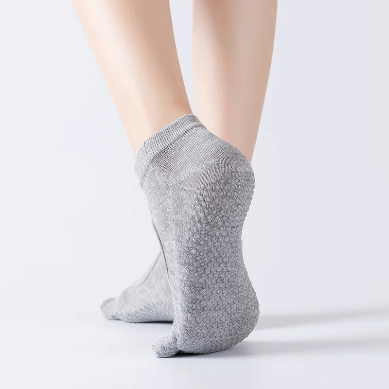 Women's Breathable Five-Toe Non-Slip Yoga & Pilates Socks