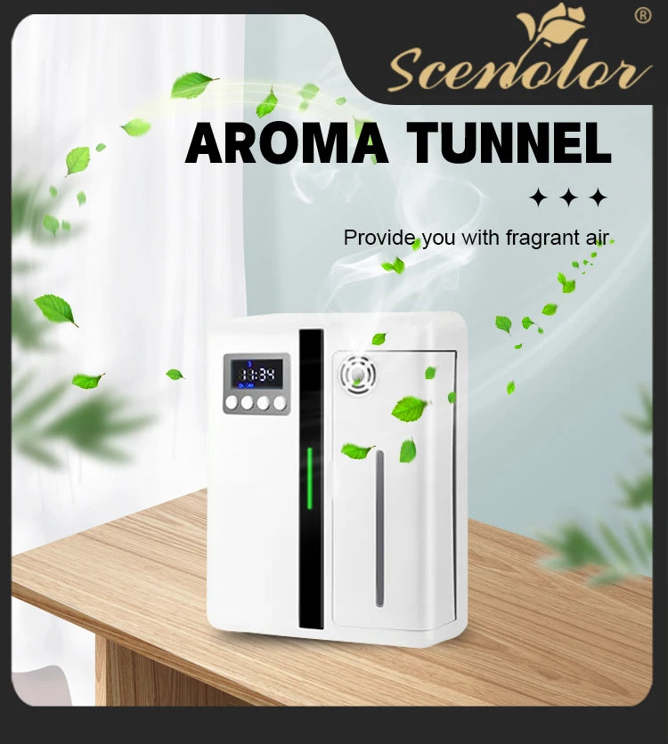 Essential Oil Aroma Diffuser - Bluetooth Control Air Freshener for Home, Hotel, and Office