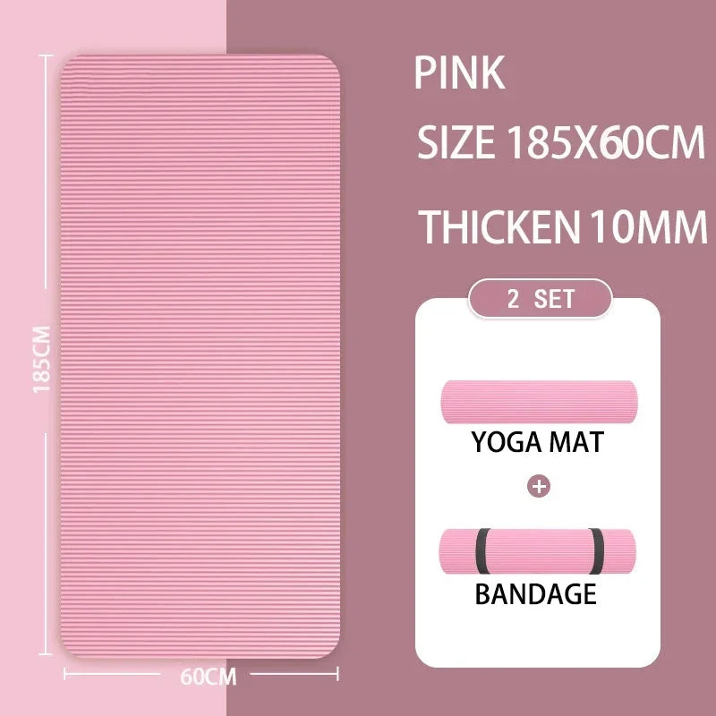 15MM Thick Non-Slip Yoga Mat – High-Density Fitness Support