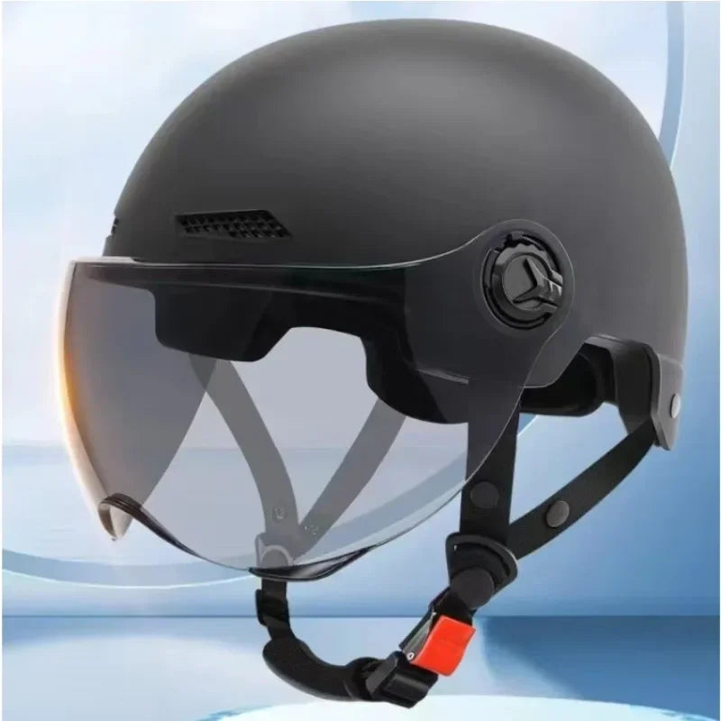 3C Certified Bicycle & Motorcycle Safety Helmet with Goggles