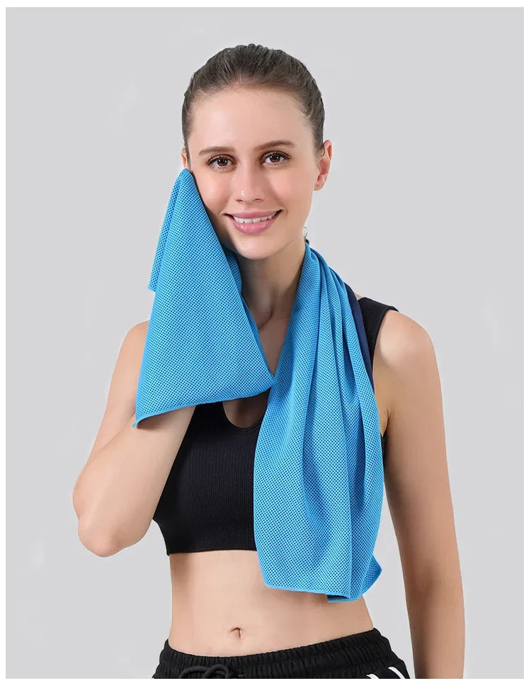 Instant Cooling Microfiber Towel – Quick-Dry Sports Towel