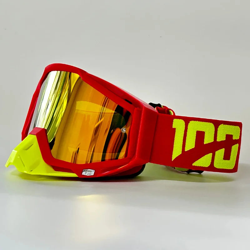 Men's Motorcycle Glasses – Anti-Fog HD Lens Motocross Enduro Goggles