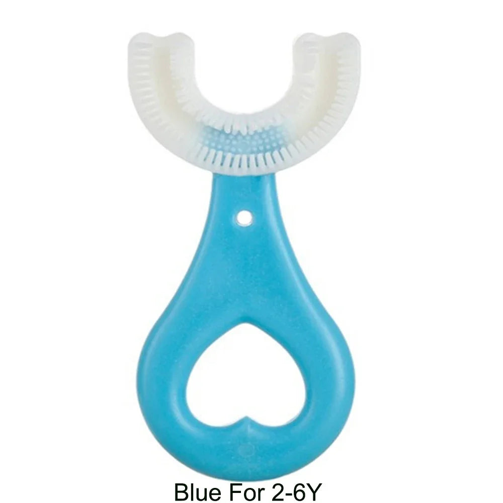 360° U-Shaped Silicone Toothbrush for Kids