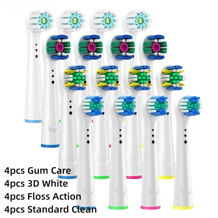 Upgrade Your Oral Care with 16/20PCS Brush Heads for Oral B Electric Toothbrush!