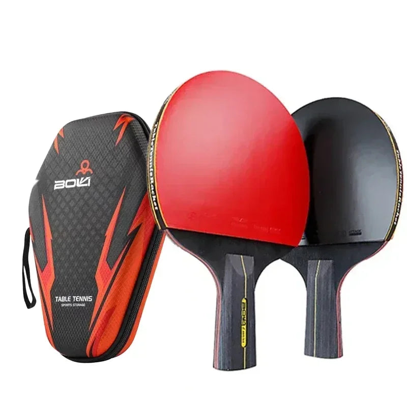 6-Star Professional Table Tennis Racket Set – 2PCS