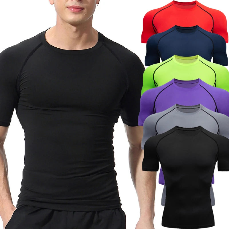 Men’s Quick-Dry Compression Sports T-Shirt