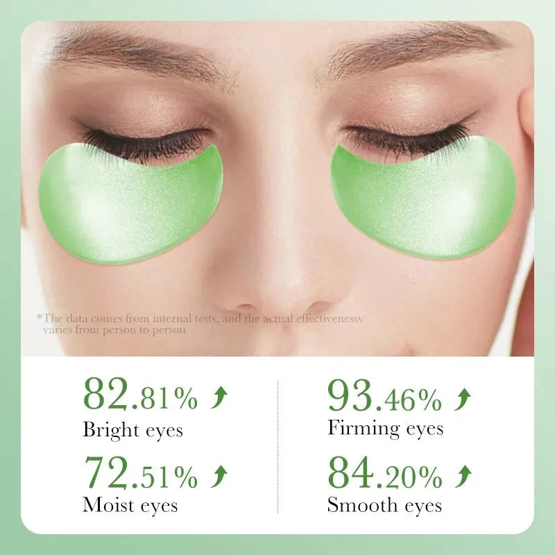 60pcs Aloe Vera Collagen Eye Masks – Anti-Dark Circles & Hydrating
