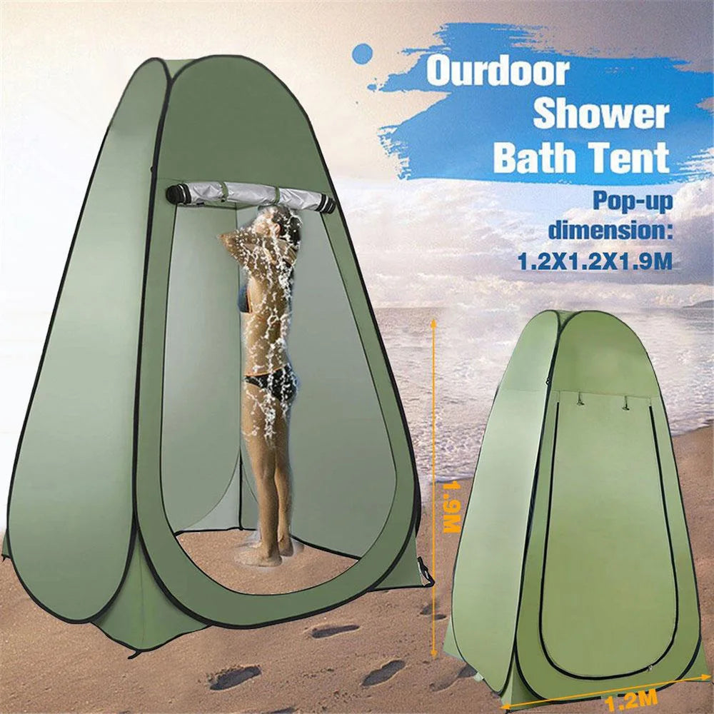 Portable Outdoor Camping Shower Tent – Simple Bath & Changing Room