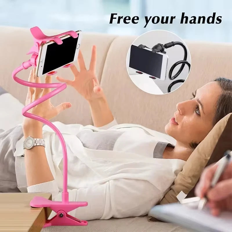 360° Clip Mobile Phone Holder Stand – Flexible & Portable