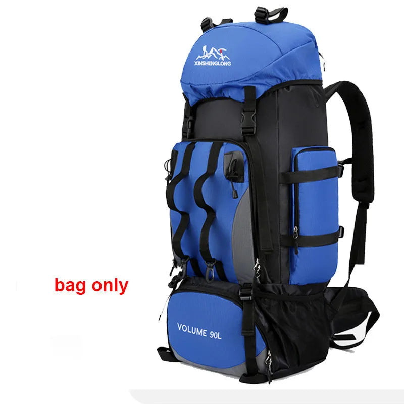 90L Waterproof Hiking & Camping Backpack – Large Outdoor Rucksack