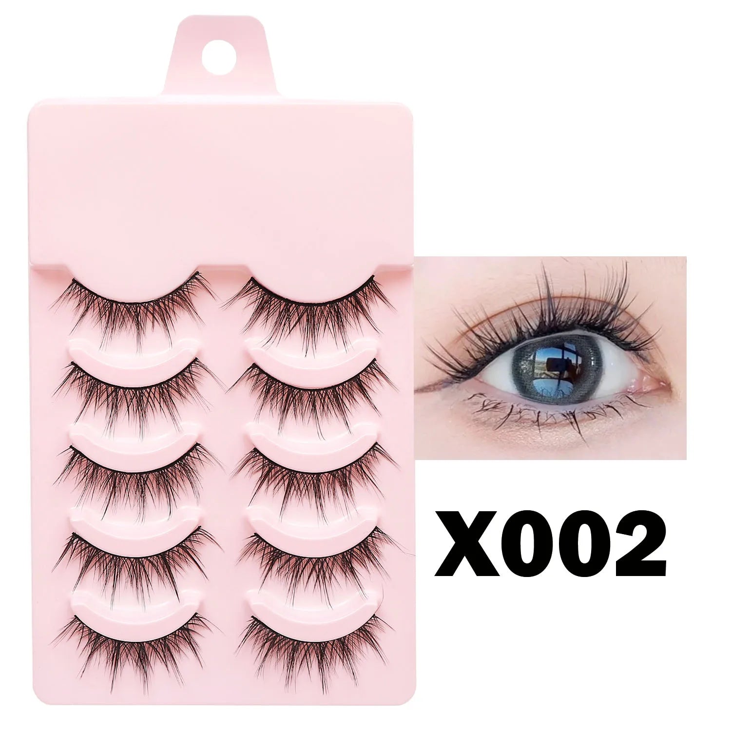 New Manga Lashes - Soft Natural Thick False Eyelashes