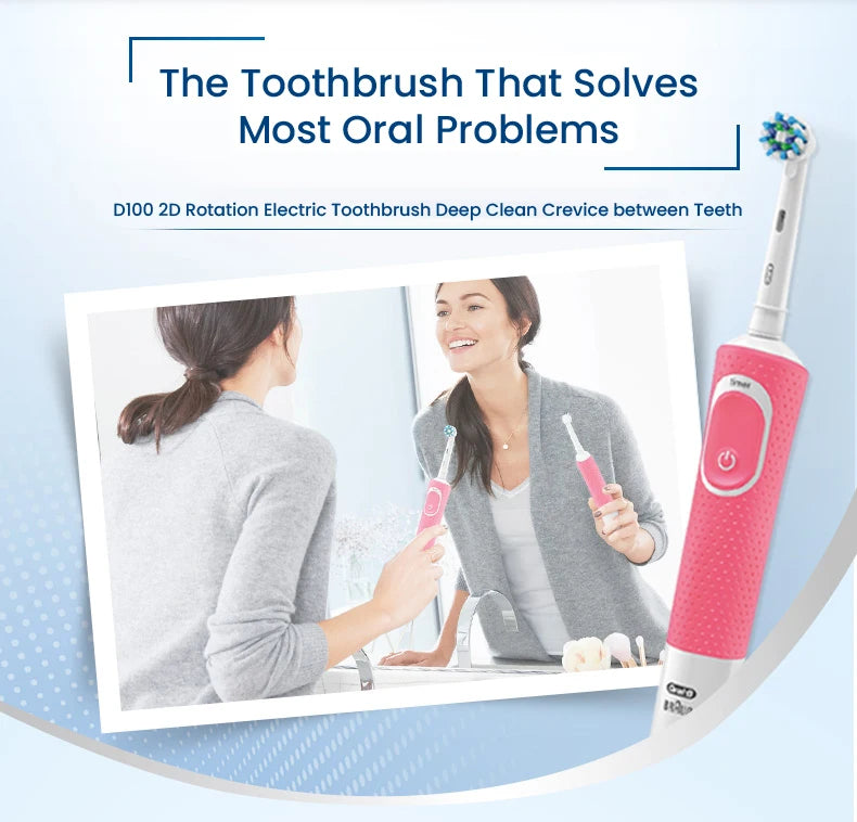 Oral-B D100 Electric Toothbrush – Vitality Cleaning