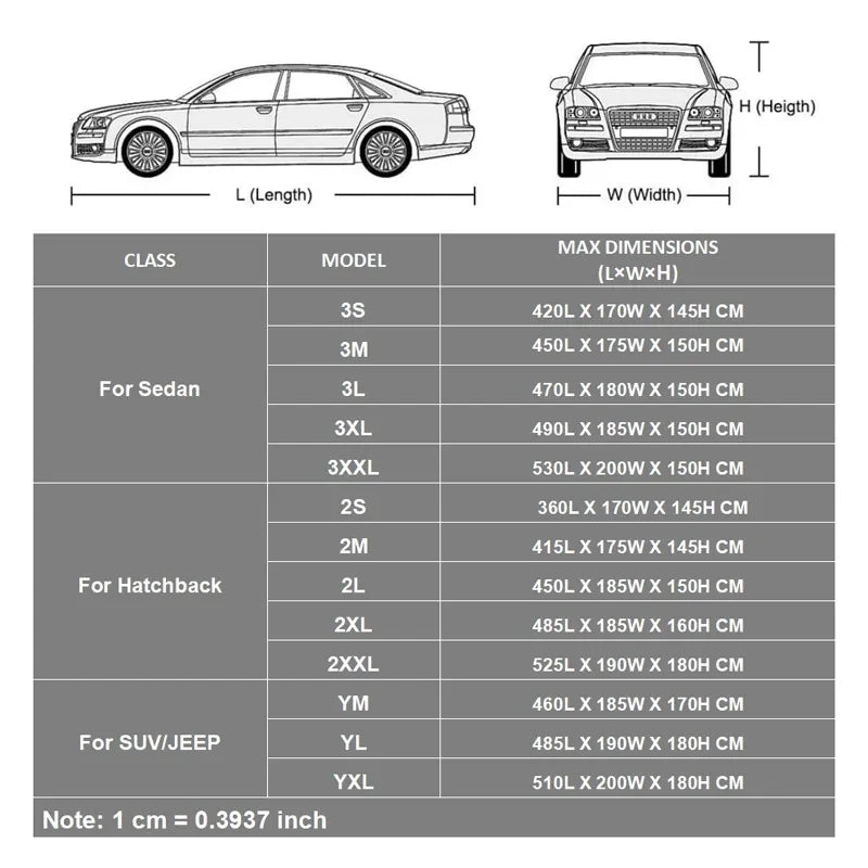 Universal Waterproof Full Car Cover