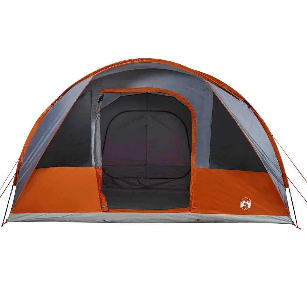 5-Person Waterproof Tunnel Camping Tent – 185T Polyester, 2 Bedrooms, 4 Windows