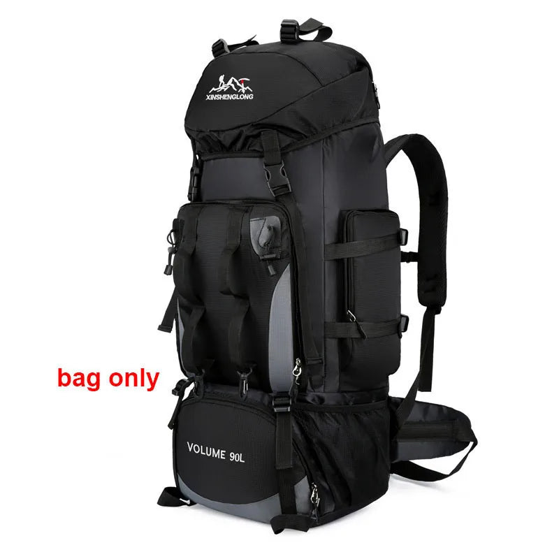 90L Waterproof Hiking & Camping Backpack – Large Outdoor Rucksack