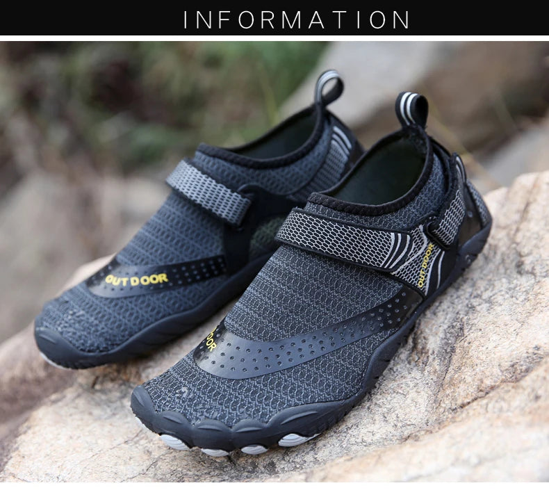 Men's Wading Shoes – Quick-Dry Water Sneakers: