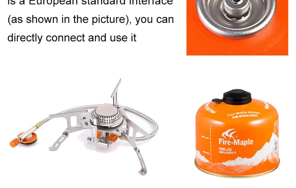 Portable Camping Gas Stove – 3500W Folding Outdoor Cooking Burner