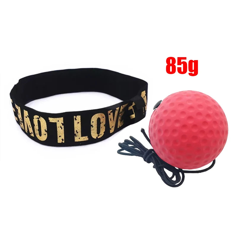 Boxing Speed Ball Headband – PU Punch Ball for MMA & Fitness Training