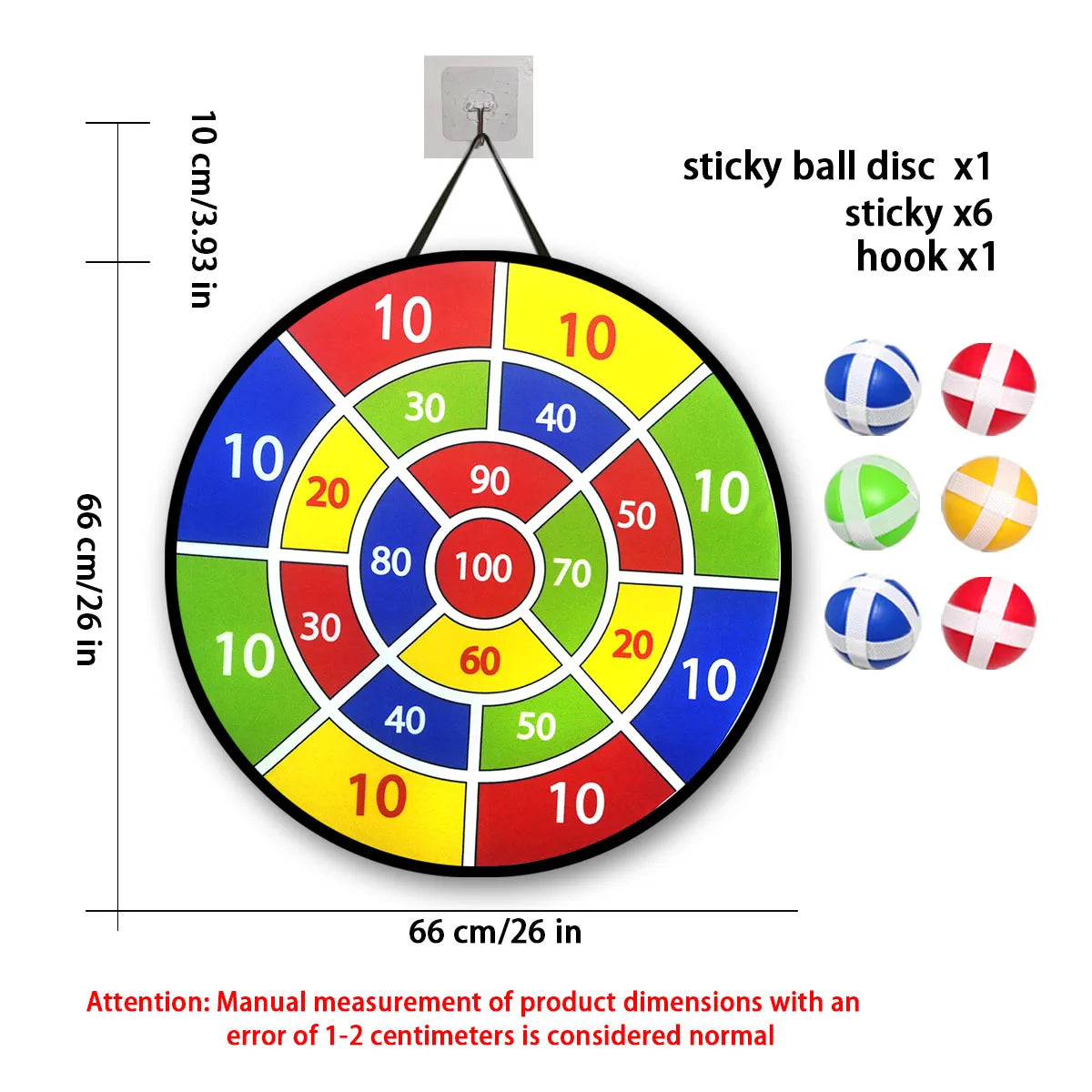 12PCS Sticky Ball Dart Disc Set – Fun Indoor & Outdoor Game for Kids & Family 🎯