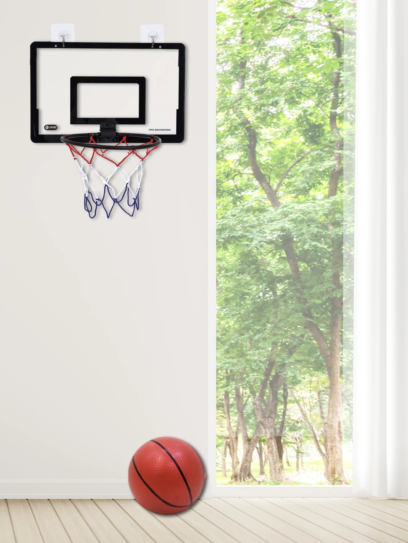 1Set Indoor Basketball Hoop – Safe & Fun Game for Kids' Home Exercise