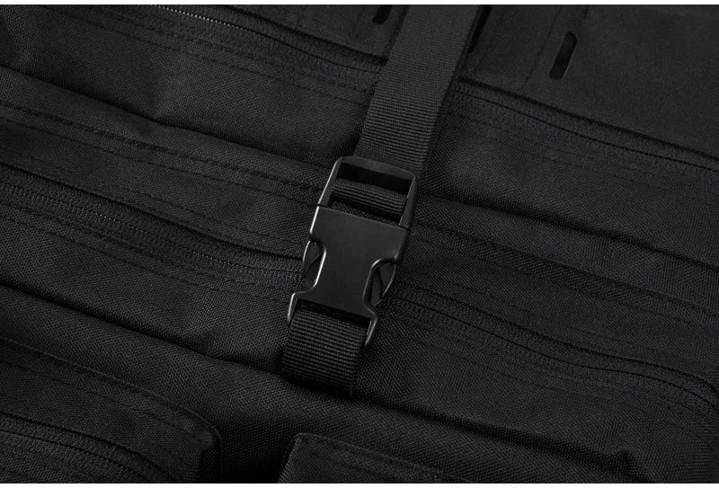 QT&QY 50L Tactical Backpack – MOLLE Survival Rucksack with Bottle Holder