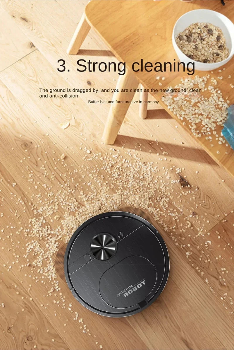 Xiaomi Smart 3-in-1 Robot Vacuum Cleaner – 4000Pa Suction for Pet Hair & Carpet