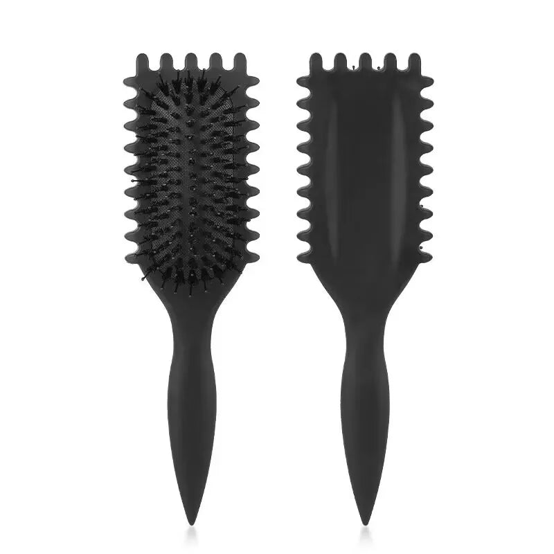 Multi-Functional Hollow Curly Hair Comb – Anti-Static & Scalp Massage