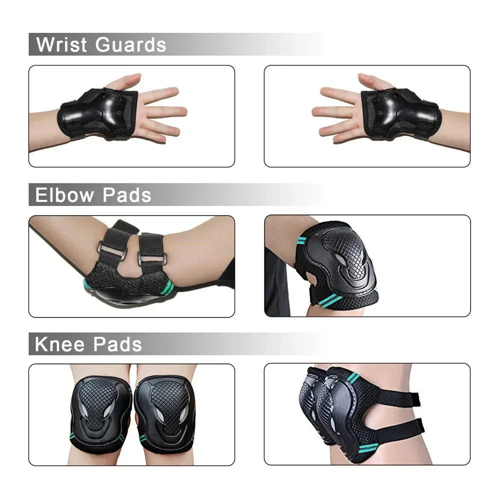 6-Piece Skating & Cycling Protective Gear Set