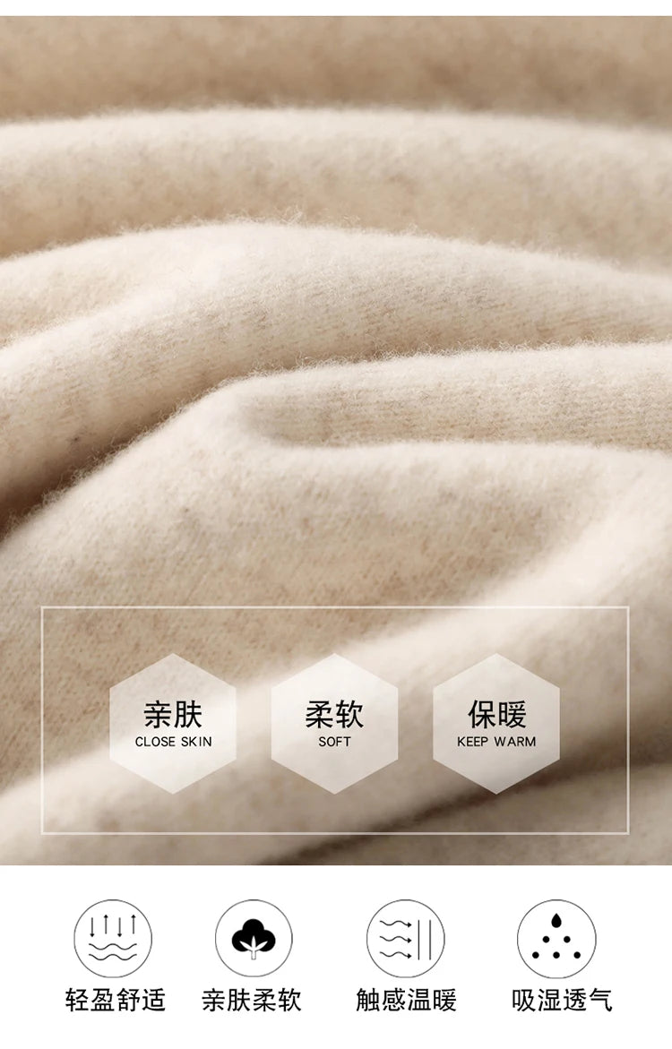 Autumn and Winter Cashmere Sweater for Women: