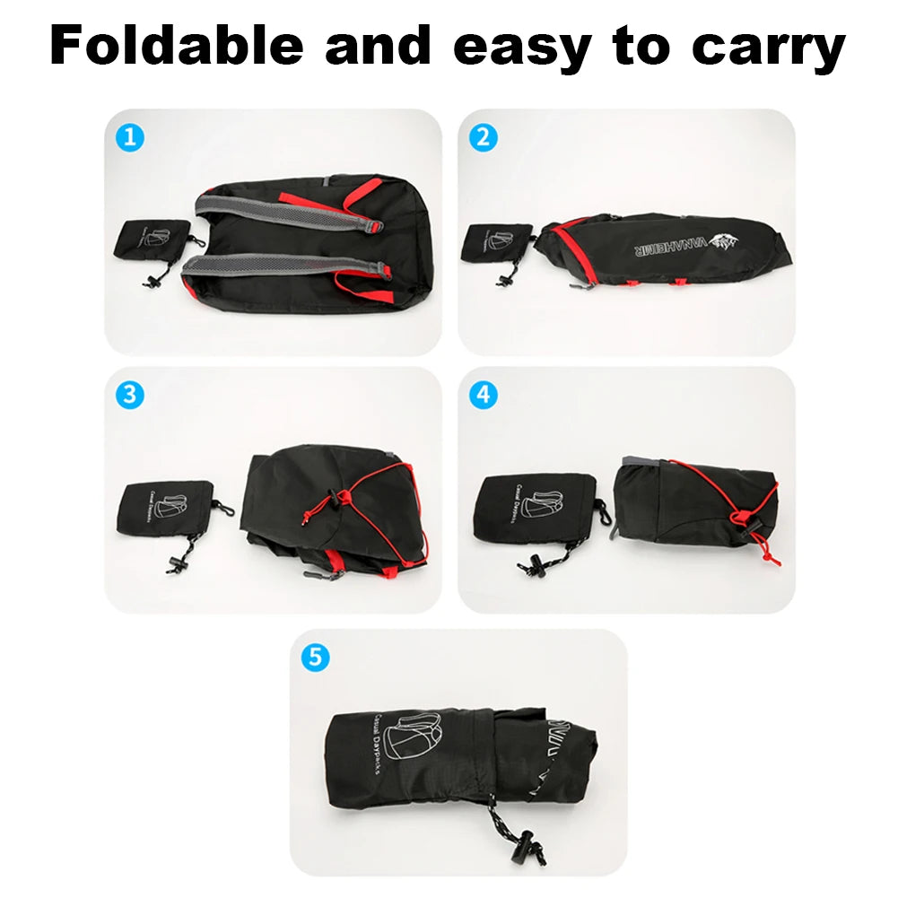 Ultra-Light Waterproof Foldable Backpack – 10L